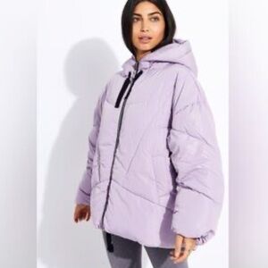 Free People Hailey Hooded Puffer. Size Small but oversized.